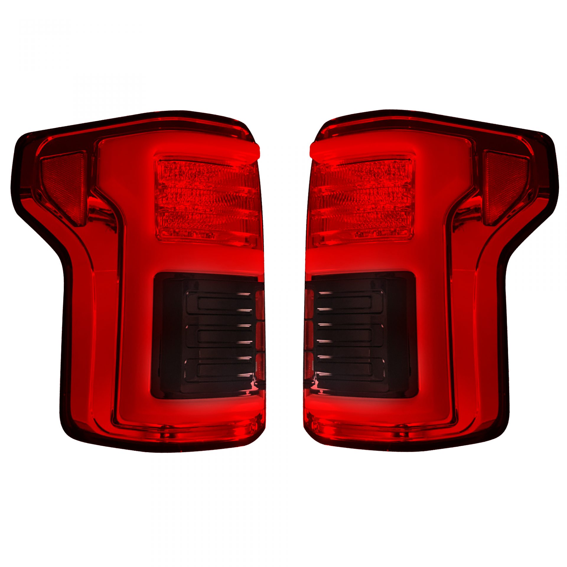 Ford F150 15-17 & Raptor 17-19 (Replaces OEM LED) Tail Lights OLED in Red
