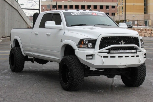 Dodge RAM 1500 09-19 & 2500/3500 10-18 Projector Headlights CCFL Halos & DRL Smoked/Black