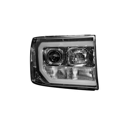 GMC Sierra 07-13 Projector Headlights OLED Halos & DRL Clear/Chrome