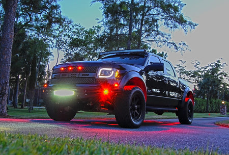 Ford F150 & Raptor 13-14 Projector Headlights LED Turn Signals Clear/Chrome