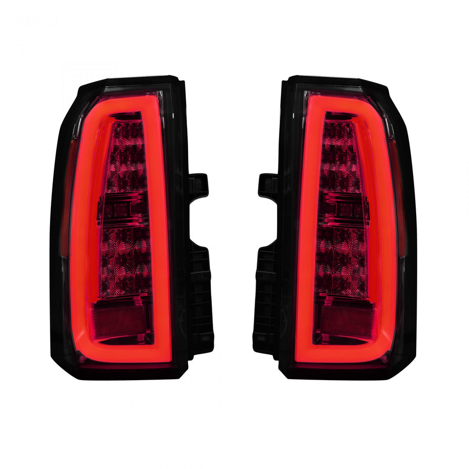 Chevy Tahoe & Suburban 15-19 OLED Bar-Style LED TAIL LIGHTS - Clear Lens