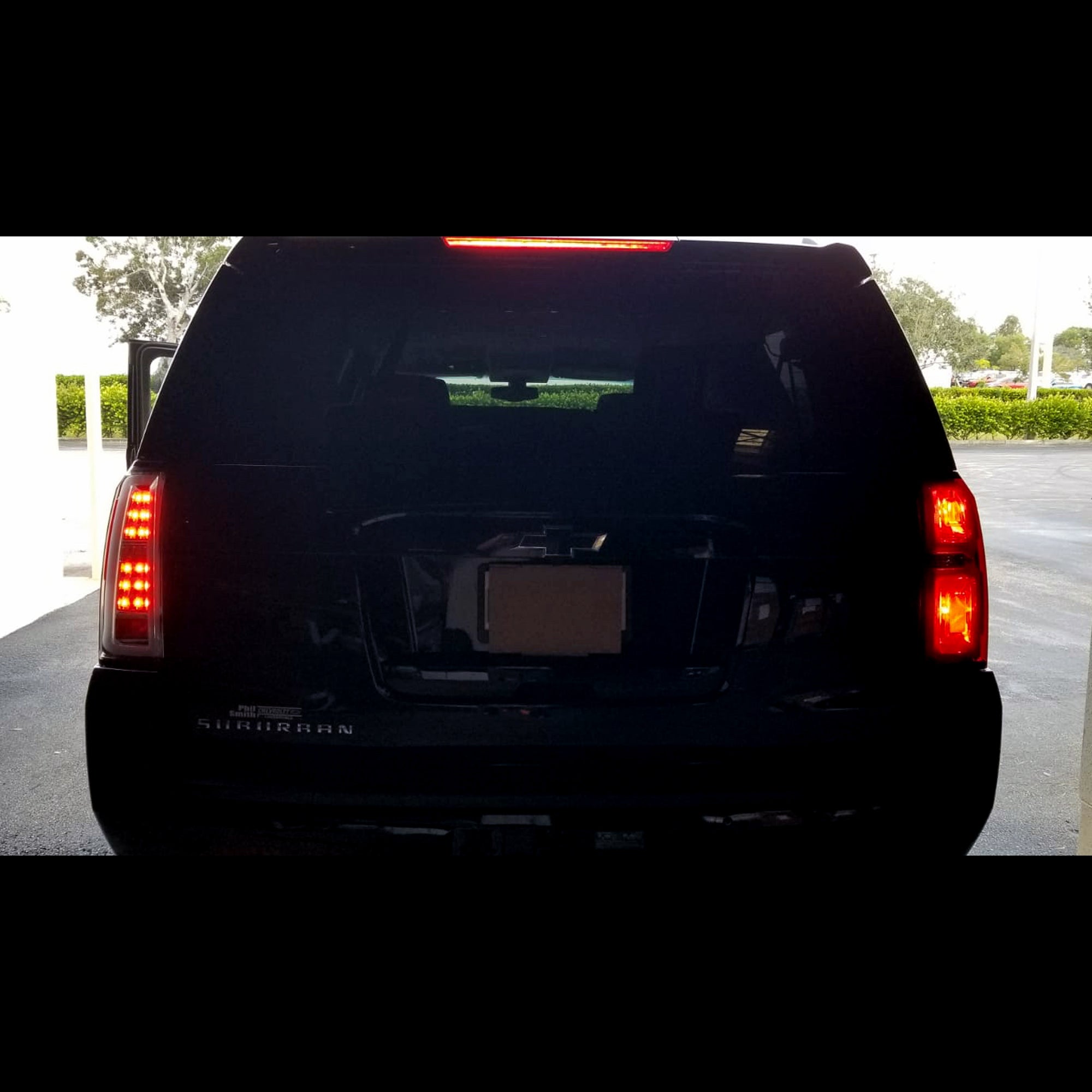 Chevy Tahoe & Suburban 15-19 OLED Bar-Style LED TAIL LIGHTS - Clear Lens
