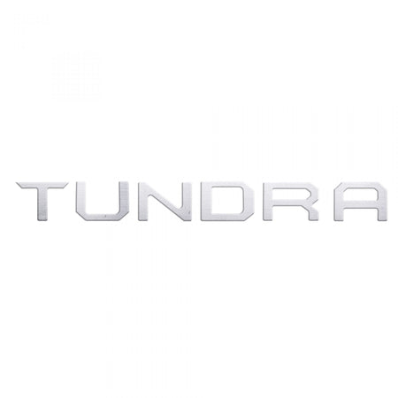 Toyota Tundra 14-19 Raised Logo Acrylic Emblem Insert 1-Piece for Tailgate Only - CARBON FIBER
