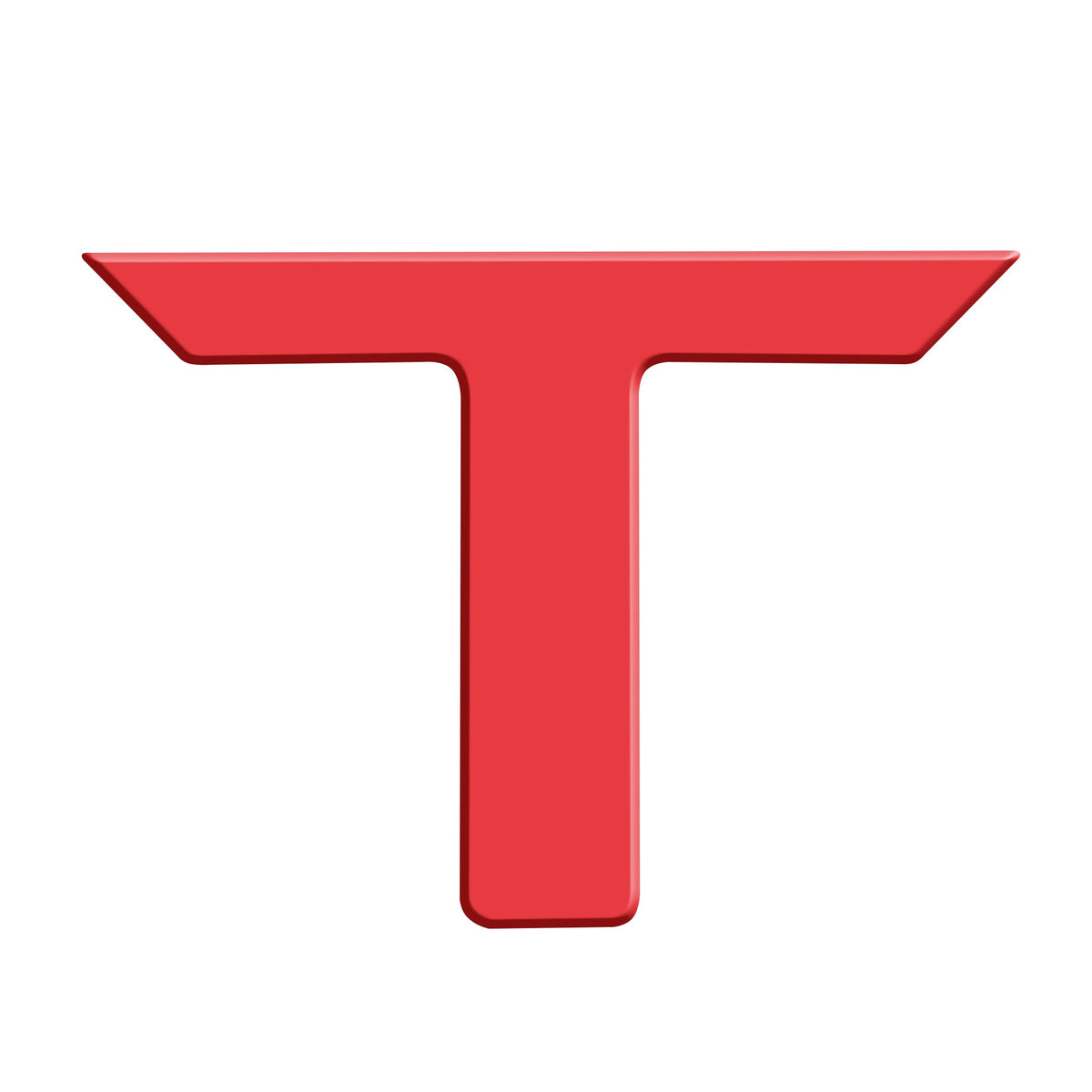 Toyota Tundra 14-19 Acrylic Emblem Inserts in Red