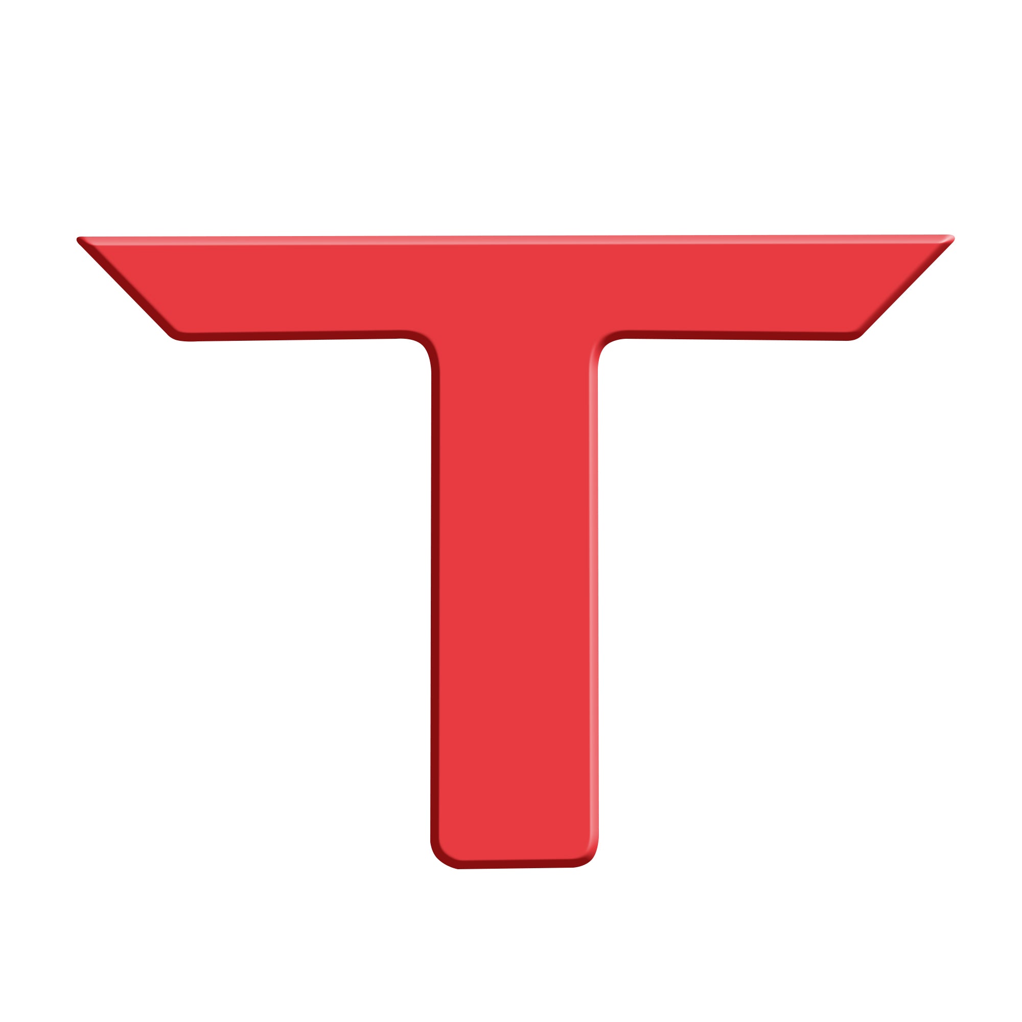 Toyota Tundra 14-19 Acrylic Emblem Inserts in Red