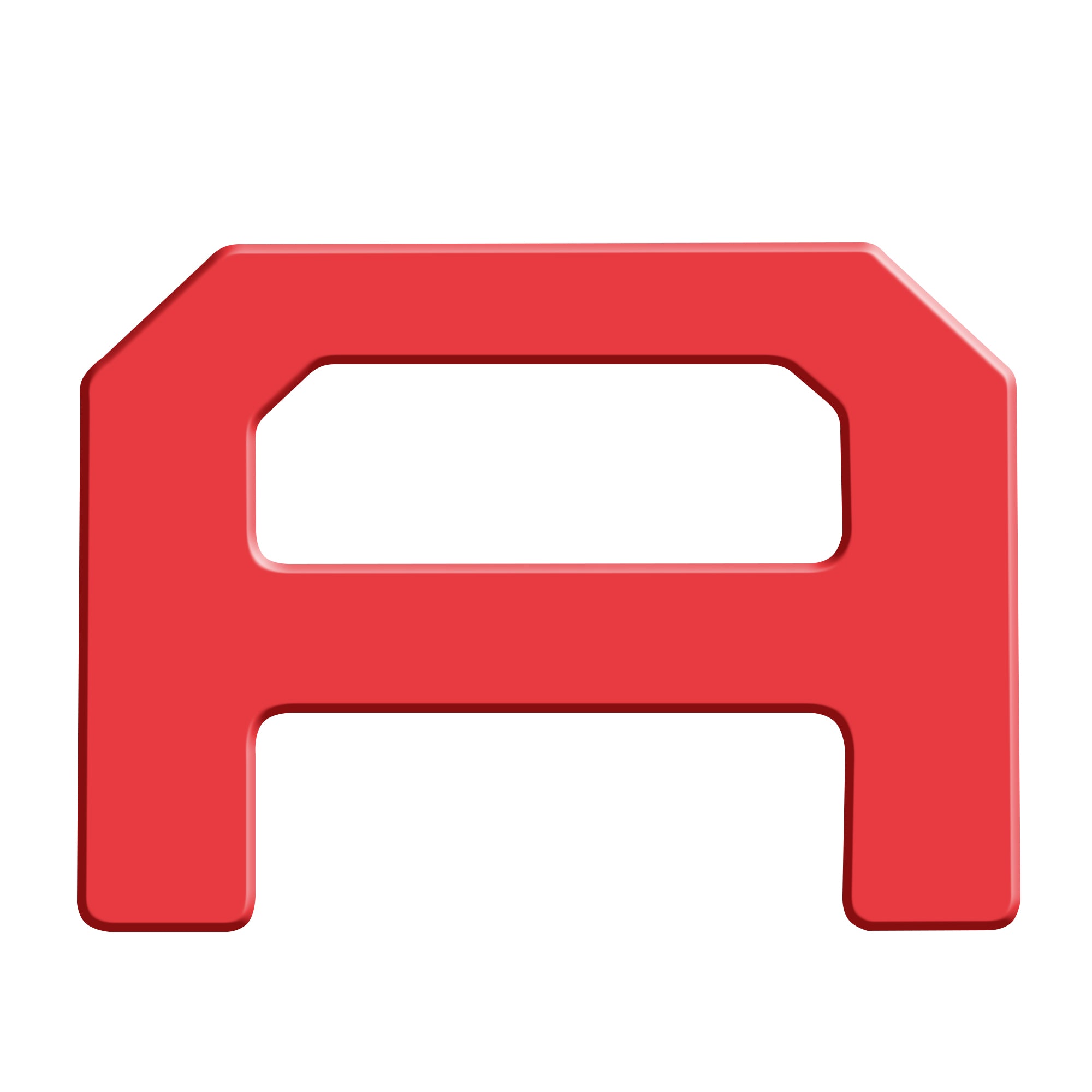 Toyota Tundra 14-19 Acrylic Emblem Inserts in Red