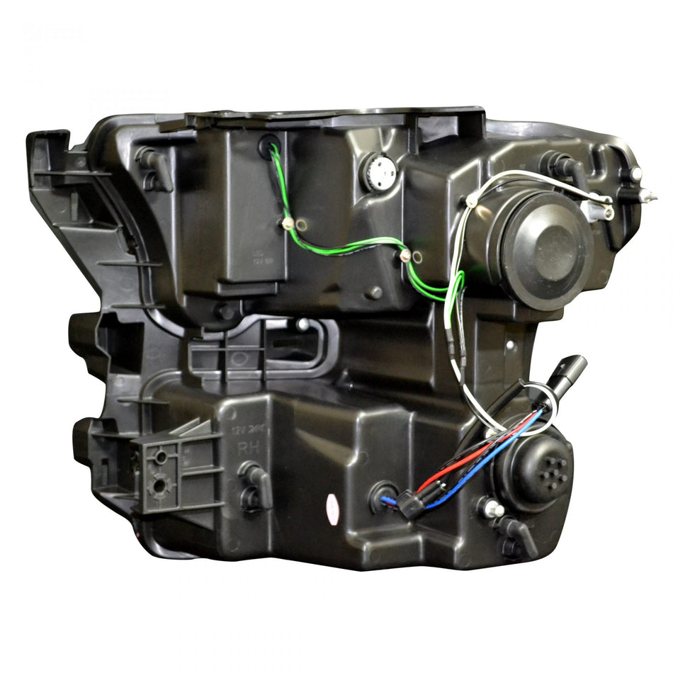 Ford F150 15-17 Projector Headlights in Smoked/Black