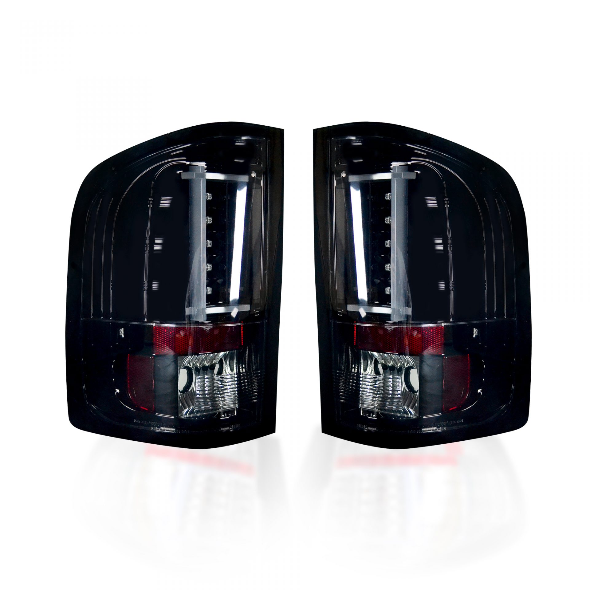 Chevy Silverado Single Wheel 07-13 & Dually 07-14 & GMC Sierra Dually 07-14 Tail Lights OLED Smoked