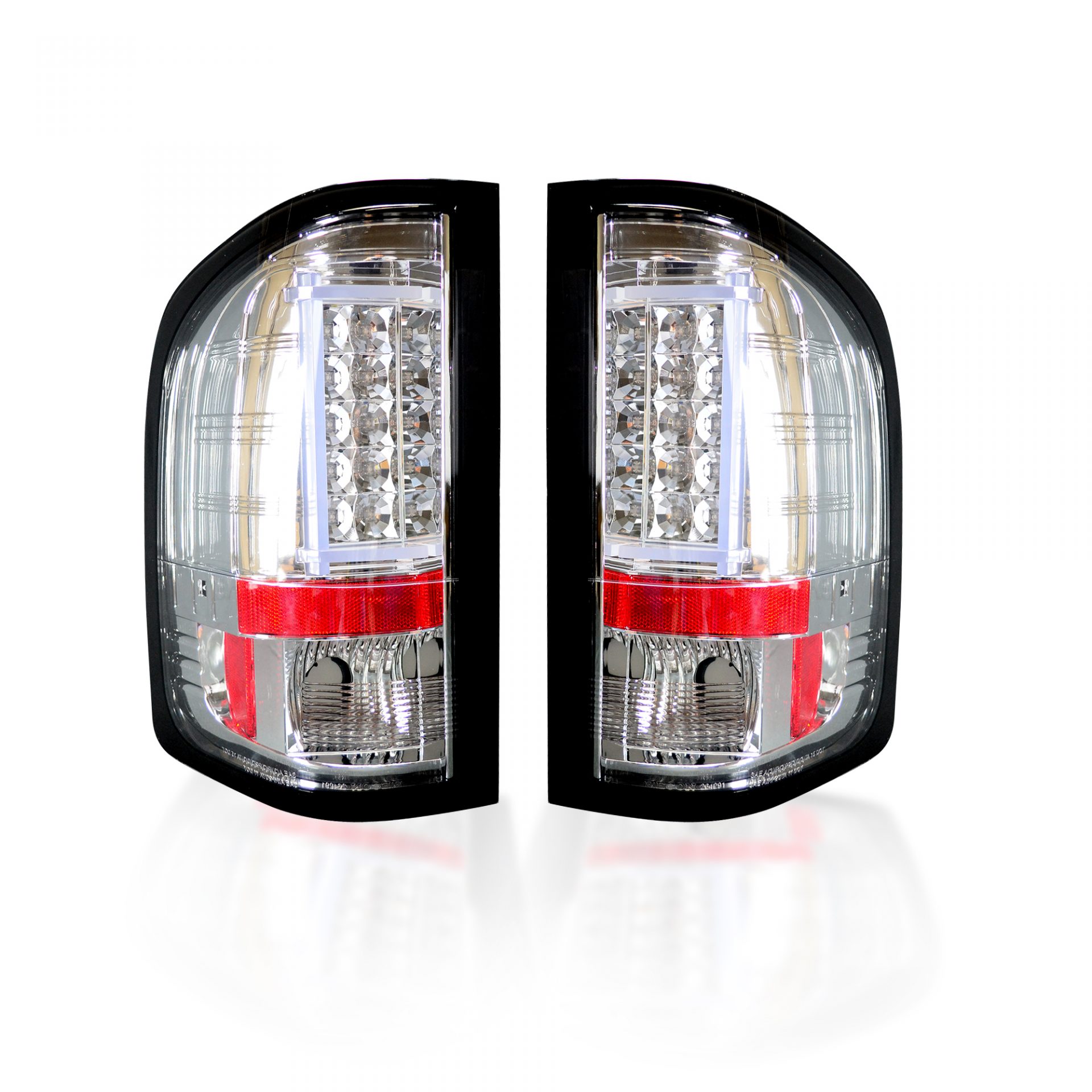Chevy Silverado Single-Wheel 07-13/Dually 07-14 & GMC Sierra 07-14 Tail Lights OLED Clear
