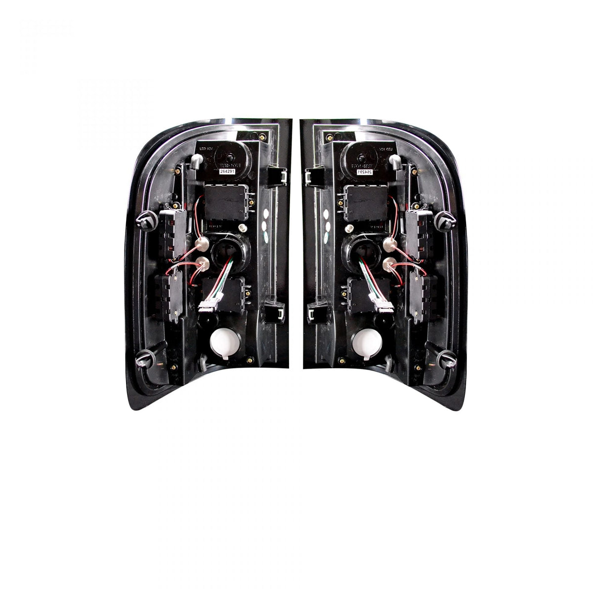 Chevy Silverado Single-Wheel 07-13 & Dually 07-14 & GMC Sierra 07-14 Tail Lights OLED Red Smoked