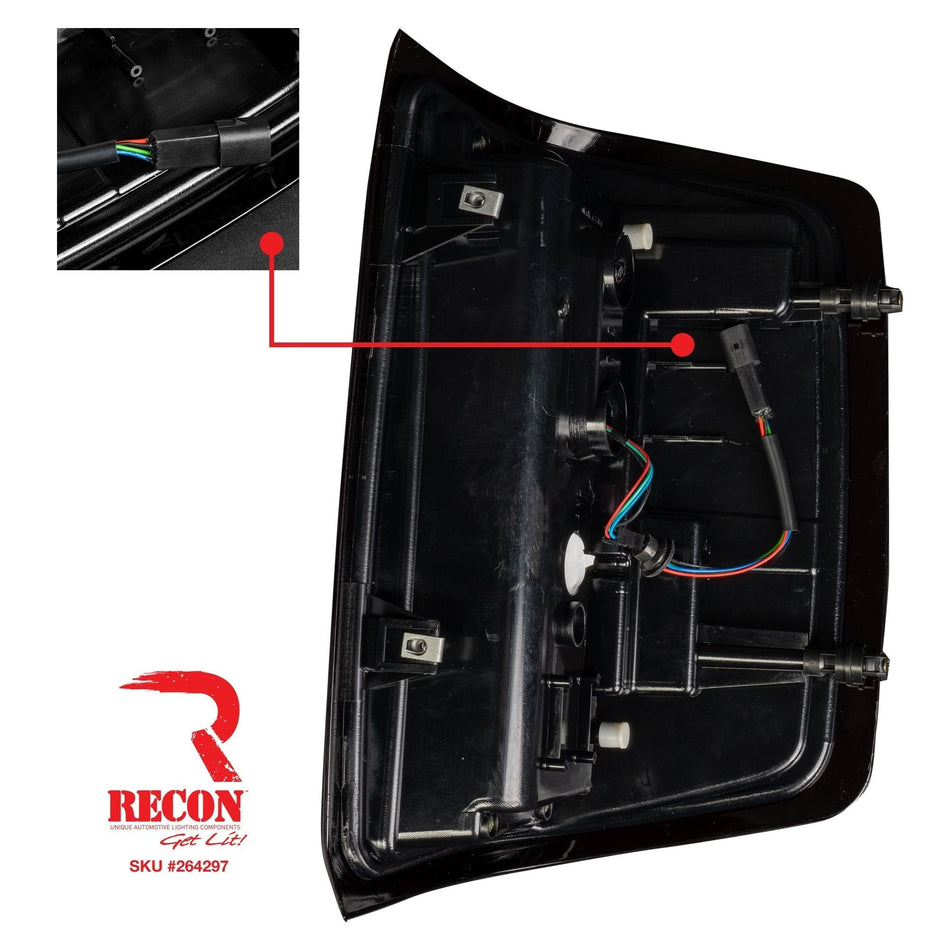 GMC Sierra Dually 3500 15-19 (Replaces Factory OEM LED Tail Lights ONLY) OLED Tail Lights in Red