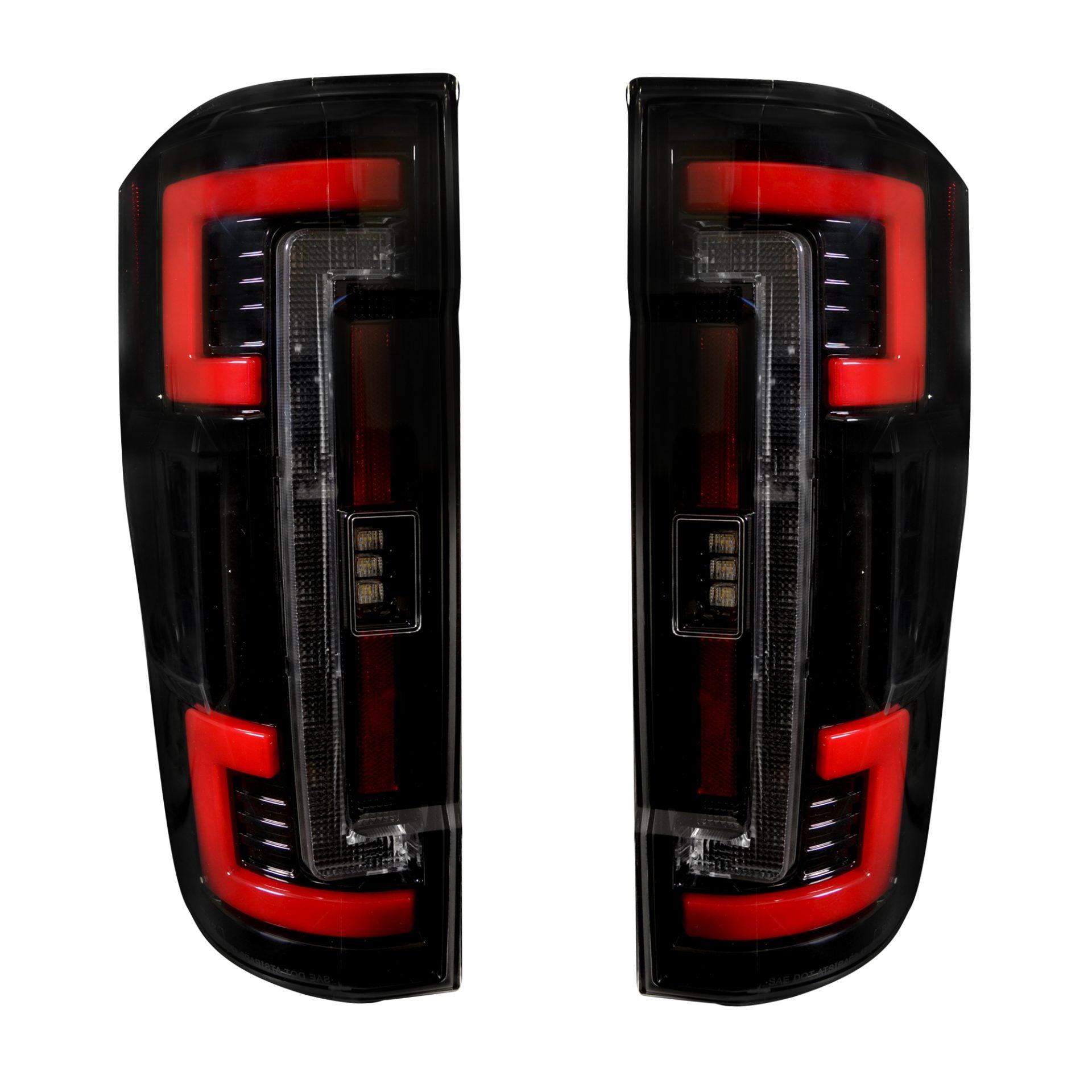 Ford Super Duty F250/350/450/550 17-19 Tail Lights OLED in Smoked
