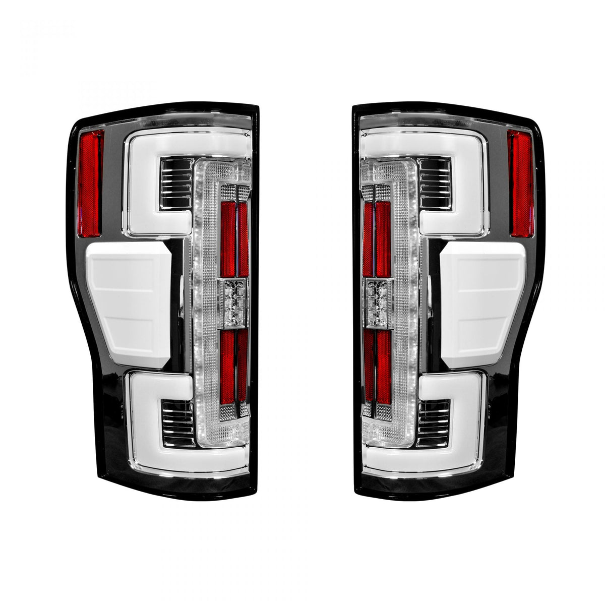 Ford Super Duty F250/350/450/550 17-19 Tail Lights OLED Clear