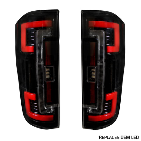 Ford Super Duty F250/350/450/550 17-19 Tail Lights OLED in Smoked