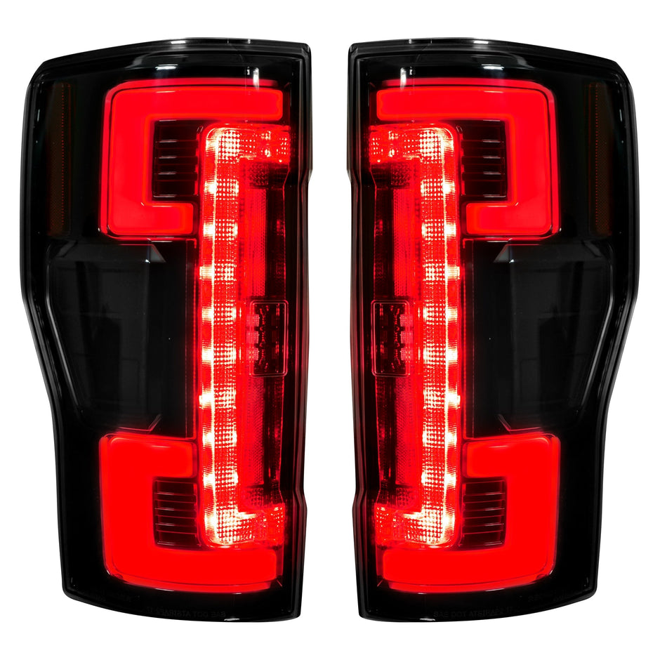 Ford Super Duty 20-22 (Replaces OEM LED) Tail Lights OLED in Smoked