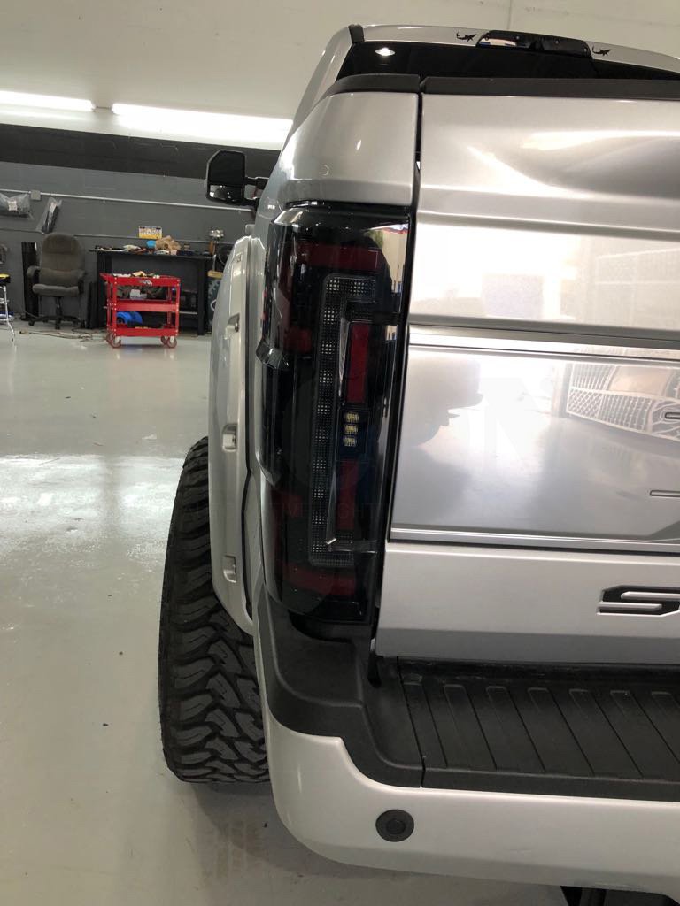 Ford Super Duty F250/350/450/550 17-19 (Replaces OEM LED) Tail Lights OLED in Clear