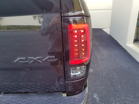 Dodge RAM 1500 09-18 & 2500/3500 10-18 (Replaces OEM Halogen) Tail Lights OLED in Red