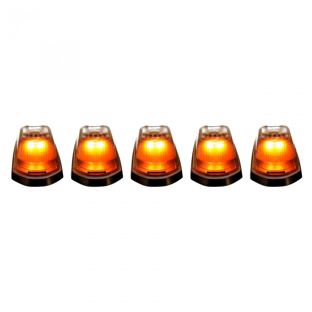 Ford Super Duty 17-19 5 Piece Cab Lights LED Clear Lens in Amber