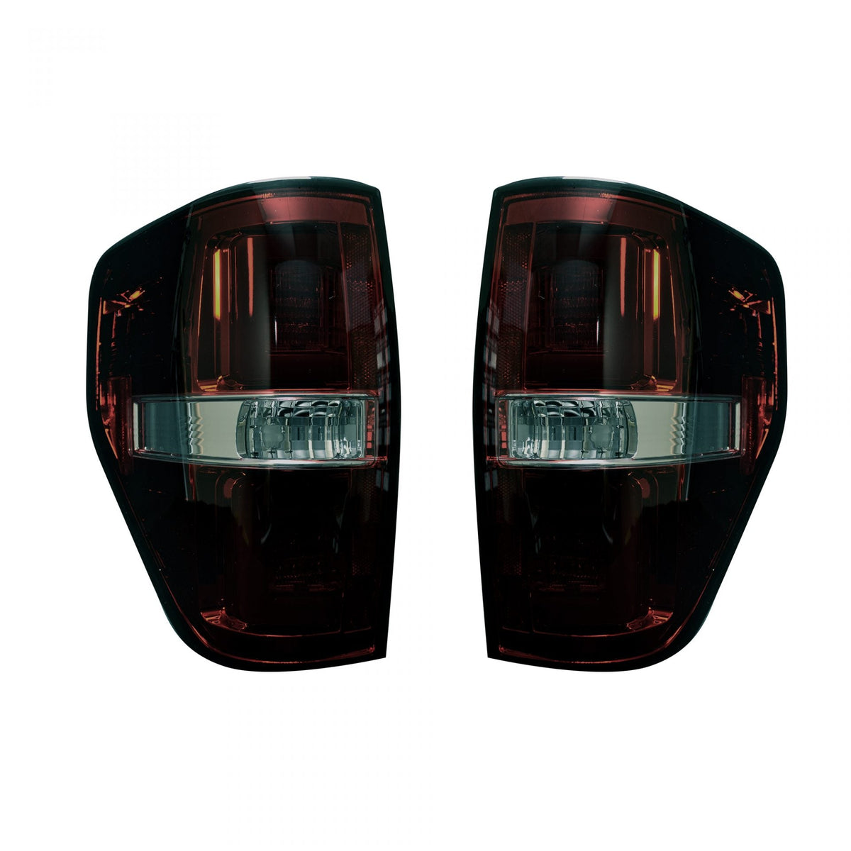Ford F150 & Raptor 09-14 Tail Lights OLED in Dark Red Smoked