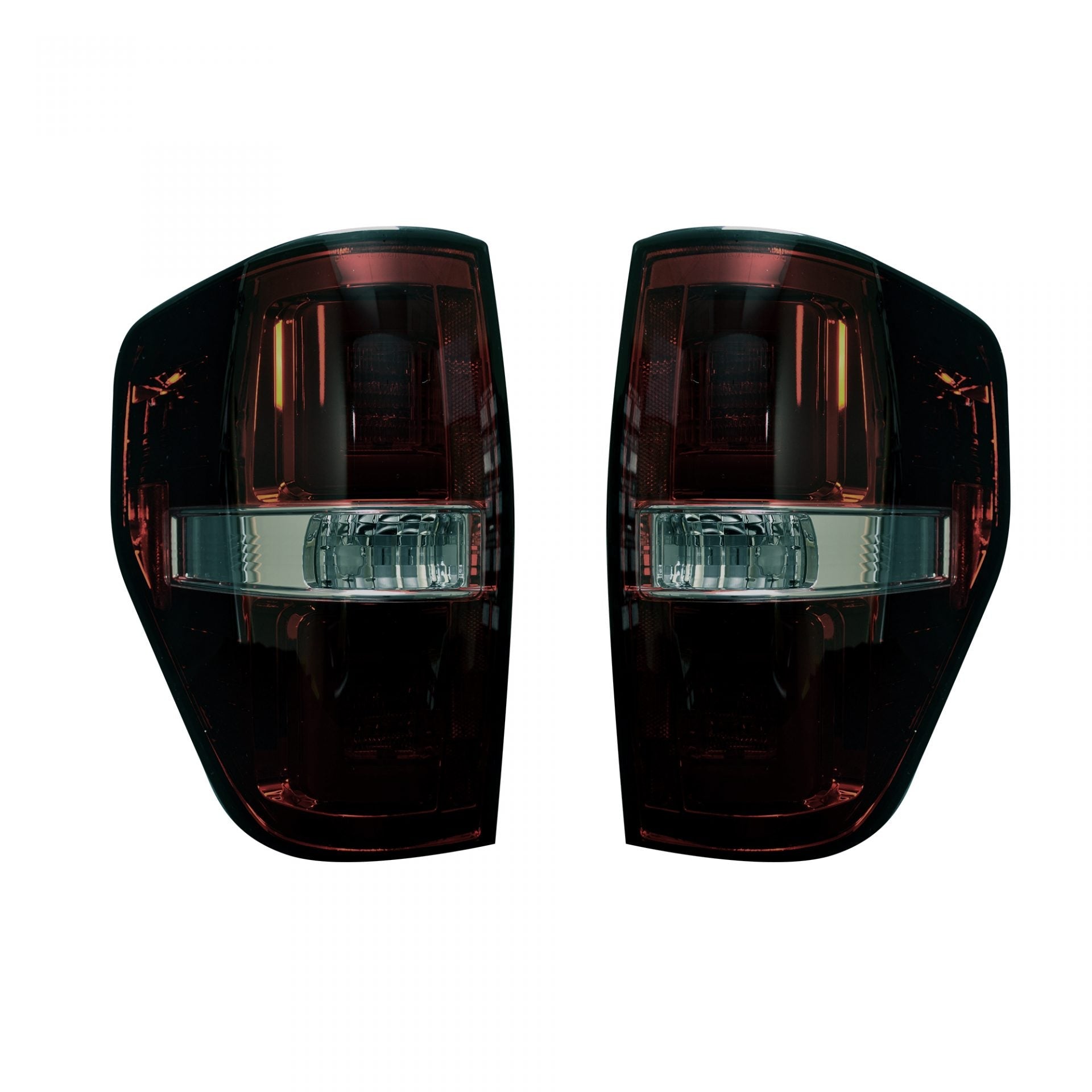 Ford F150 & Raptor 09-14 Tail Lights OLED in Dark Red Smoked