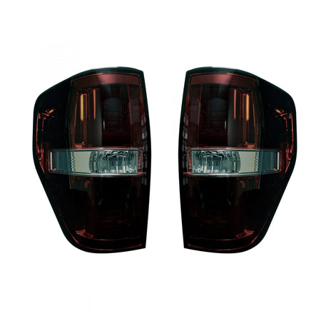 Ford F150 & Raptor 09-14 Tail Lights OLED in Dark Red Smoked
