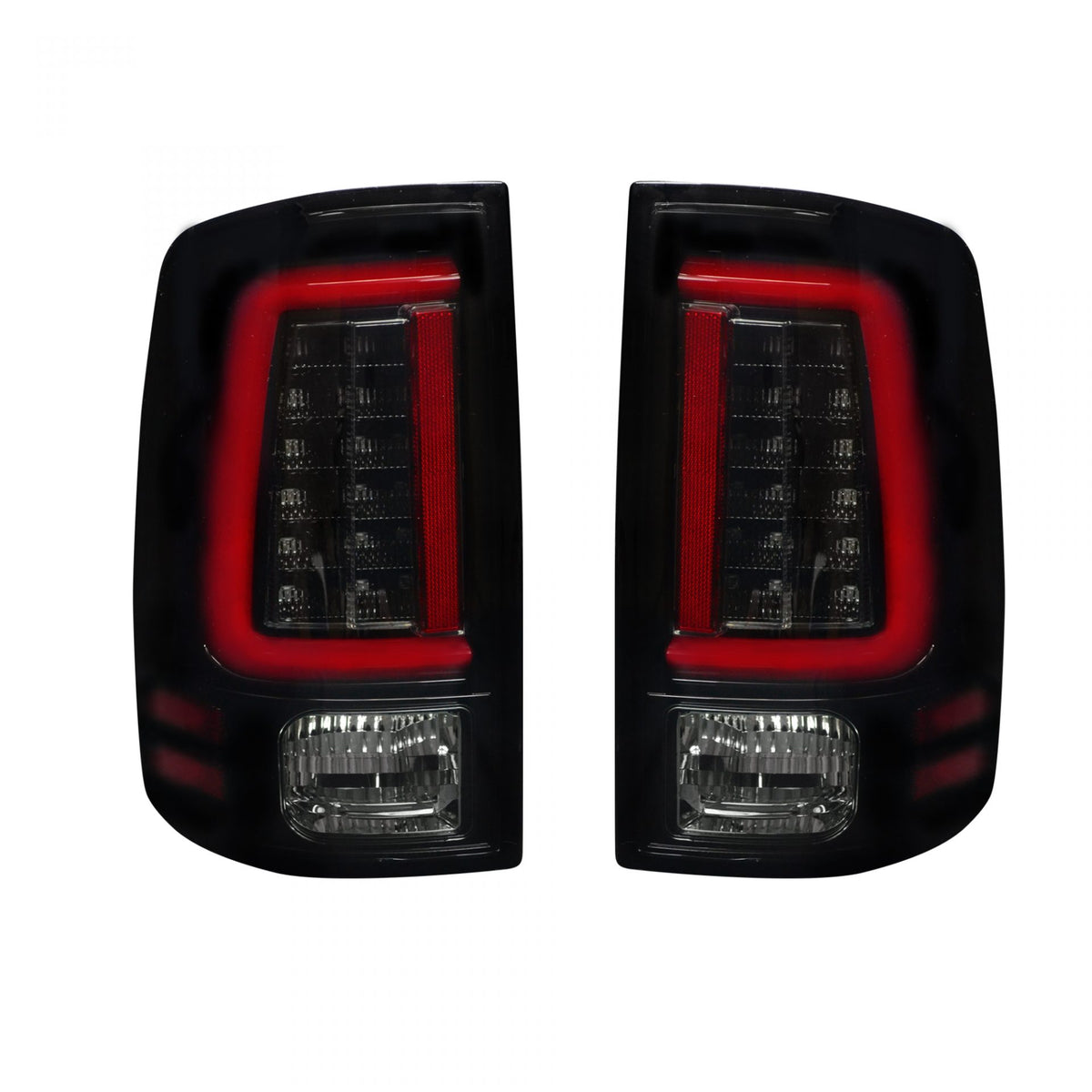 Dodge RAM 1500 09-18 & 2500/3500 10-18 (Replaces OEM Halogen) Tail Lights OLED in Red