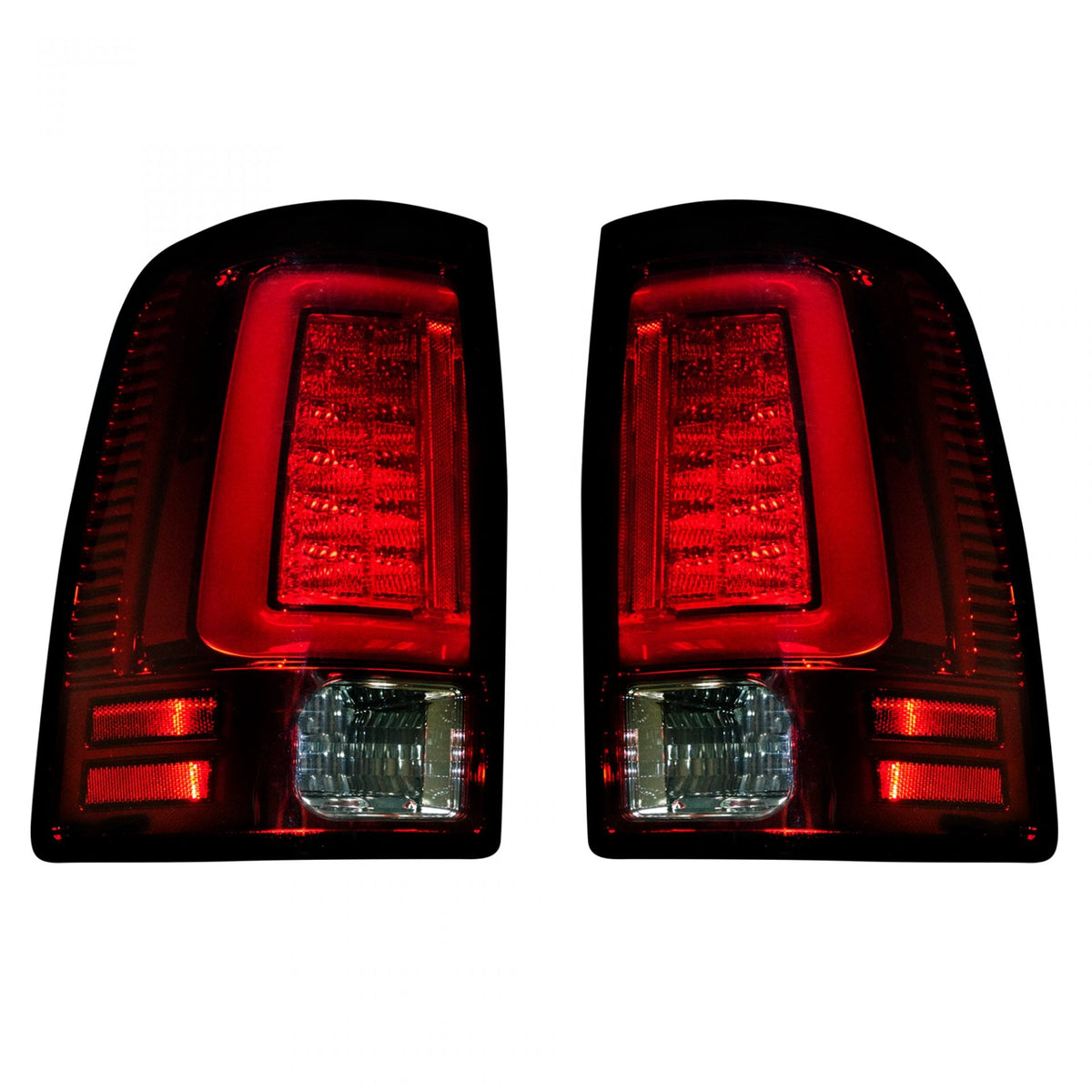 Dodge RAM 1500 09-18 & 2500/3500 10-18 (Replaces OEM Halogen) Tail Lights OLED in Red