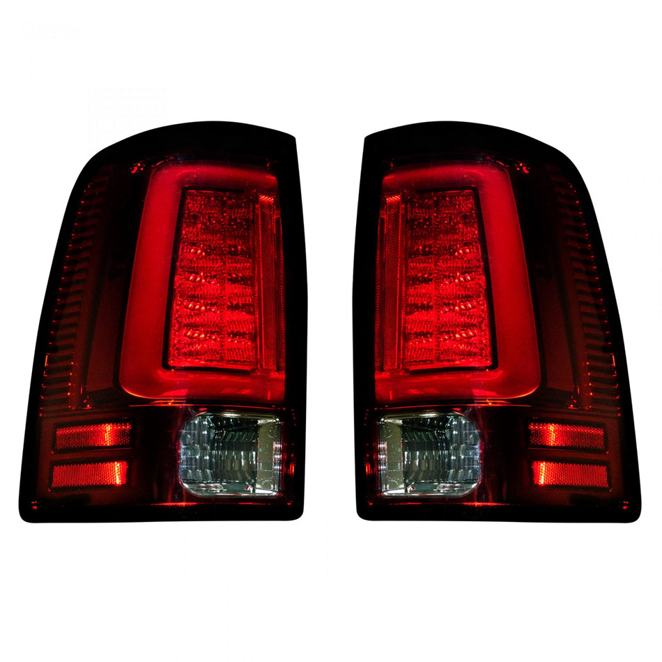 Dodge RAM 1500 09-18 & 2500/3500 10-18 (Replaces OEM Halogen) Tail Lights OLED in Red