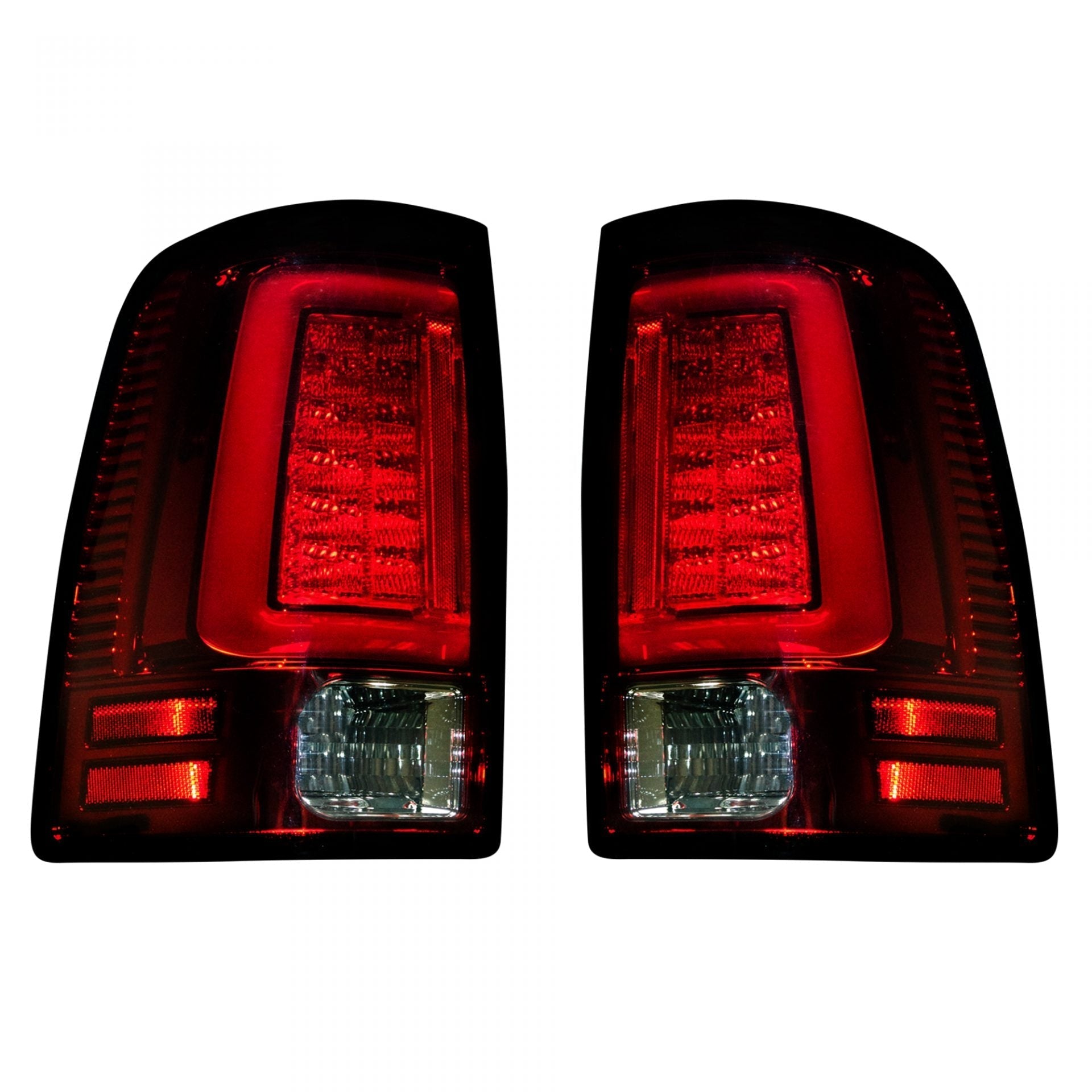 Dodge RAM 1500 09-18 & 2500/3500 10-18 (Replaces OEM Halogen) Tail Lights OLED in Red