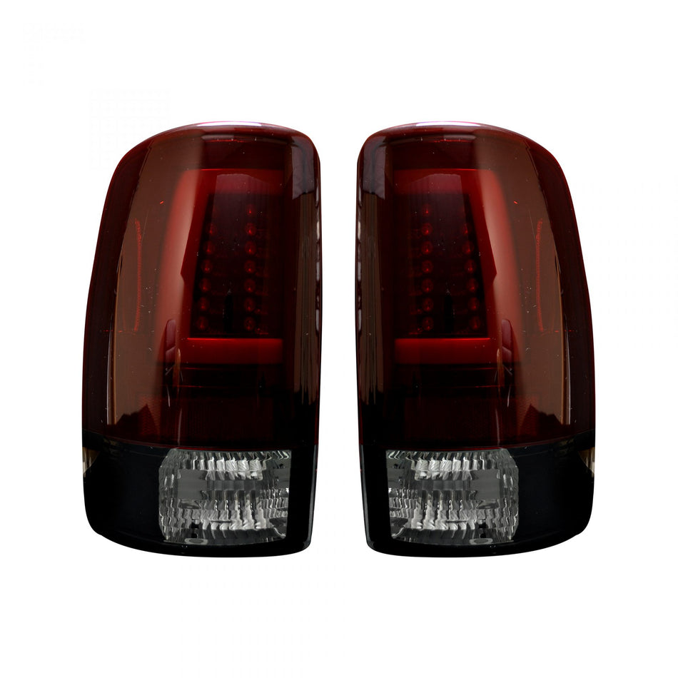 Chevy & GMC Tahoe, Yukon, Suburban, Denali 00-06 OLED TAIL LIGHTS - Dark Red Smoked Lens