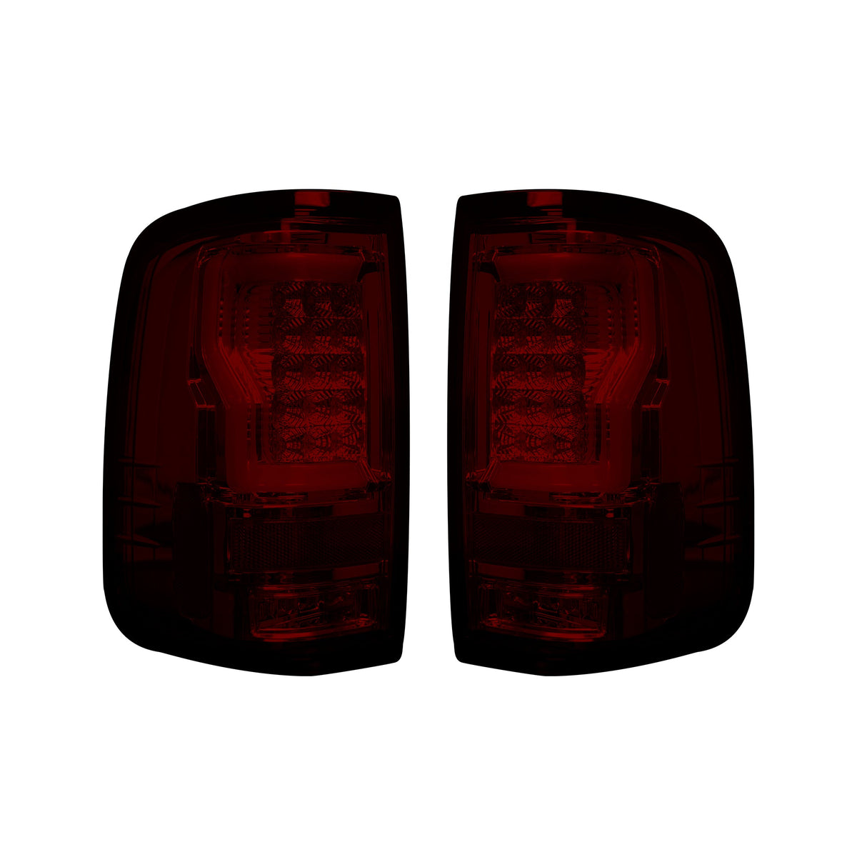Ford F150 04-08 Straight aka "Style" Side OLED TAIL LIGHTS - Red Lens