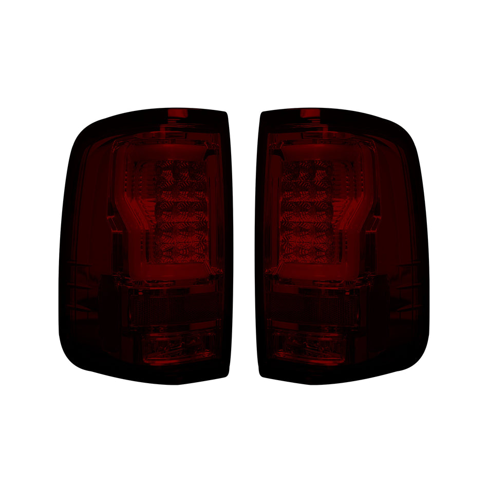 Ford F150 04-08 Straight aka "Style" Side OLED TAIL LIGHTS - Red Lens