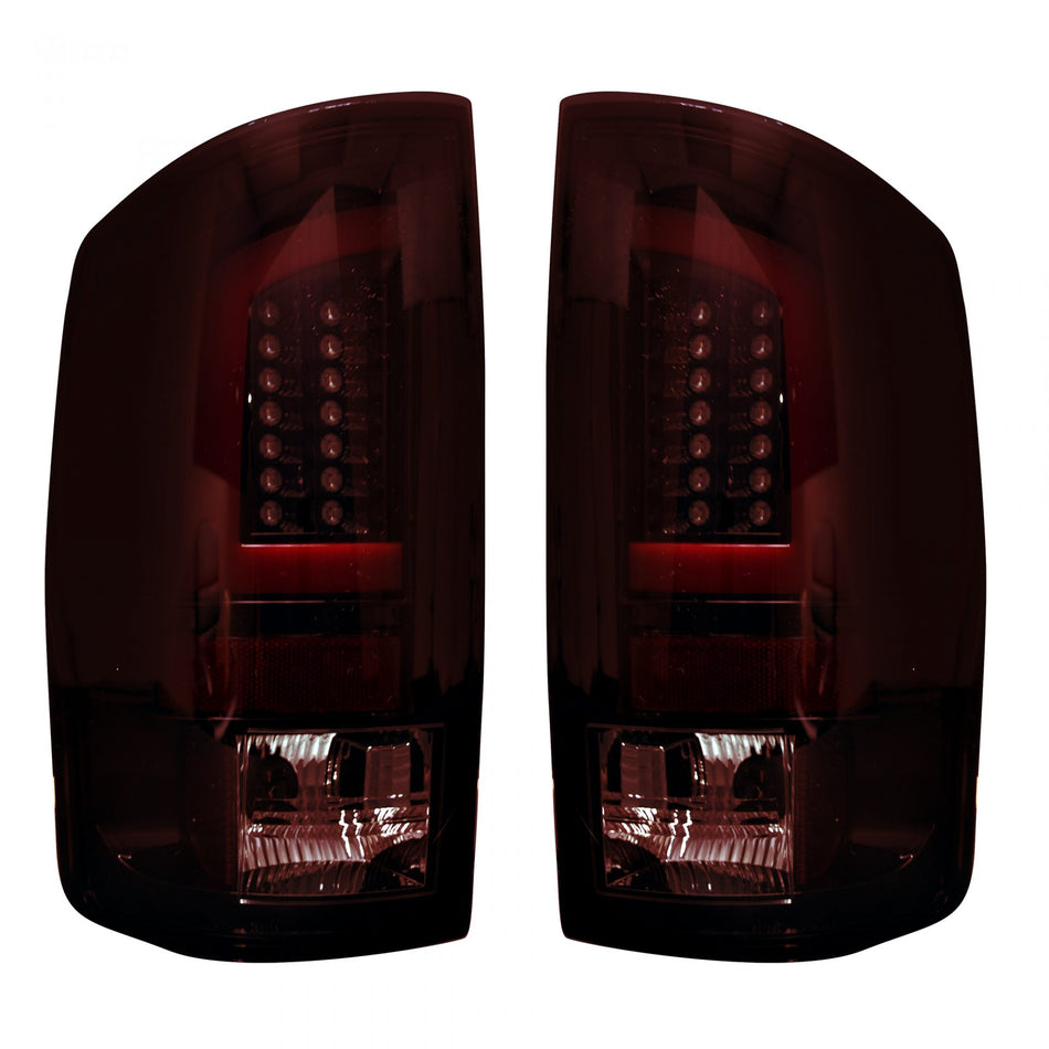 Dodge RAM 1500 02-06 & 2500/3500 03-06 OLED Tail Lights - Dark Red Smoked Lens