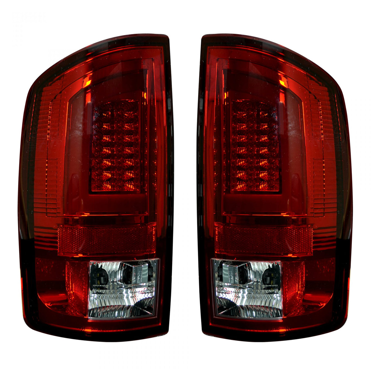 Dodge 07-08 RAM 1500 & 07-09 RAM 2500/3500 OLED TAIL LIGHTS - Red Lens