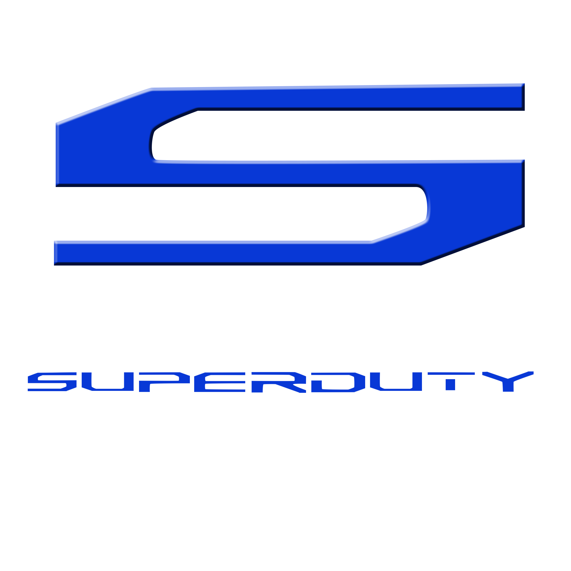 17-19 SUPERDUTY Raised Logo Acrylic Emblem Insert 3-Piece Kit for Hood, Tailgate, & Interior WHITE