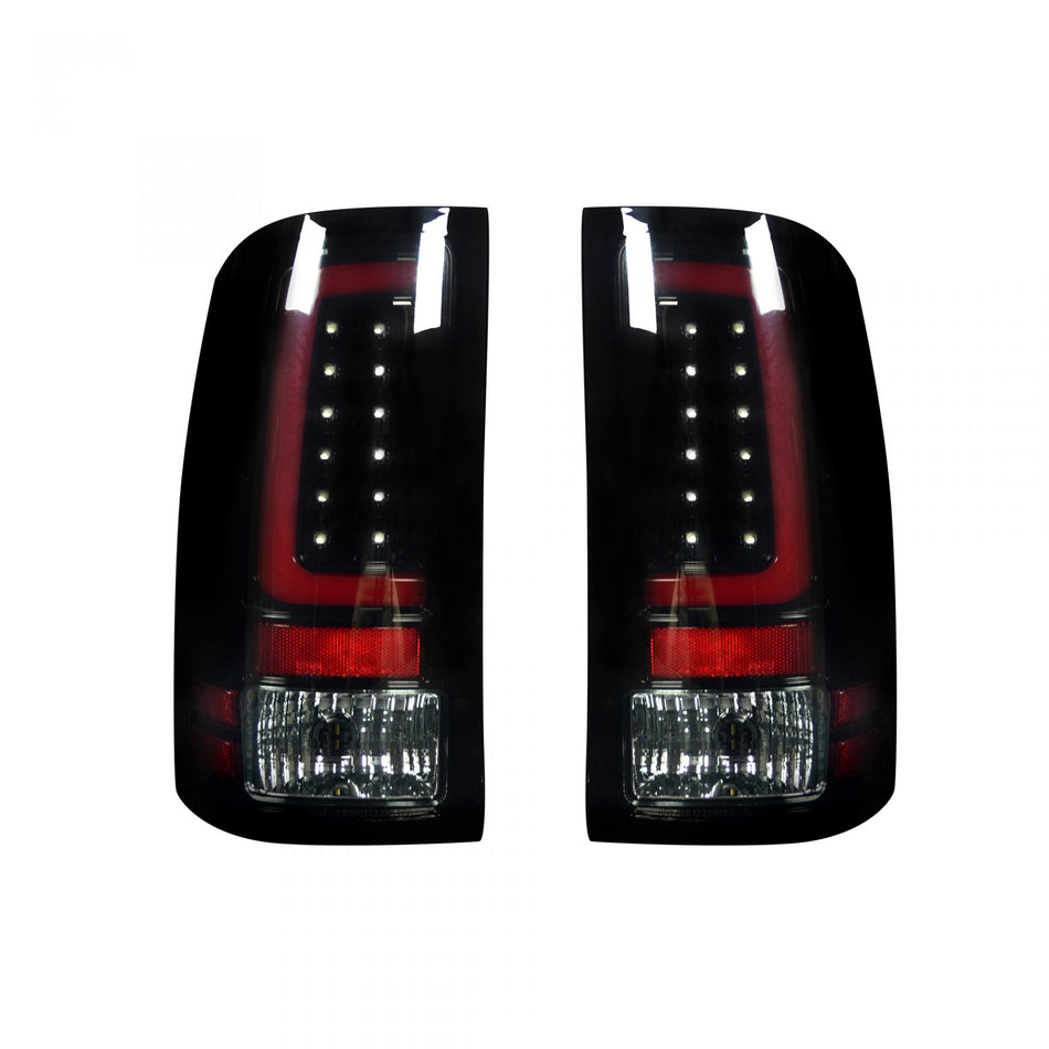 GMC Sierra 07-13 Tail Lights OLED in Smoked