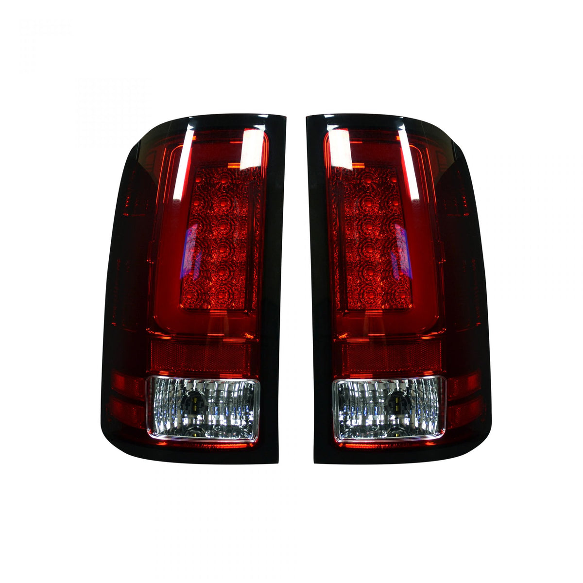 GMC Sierra 07-13 Tail Lights OLED in Smoked