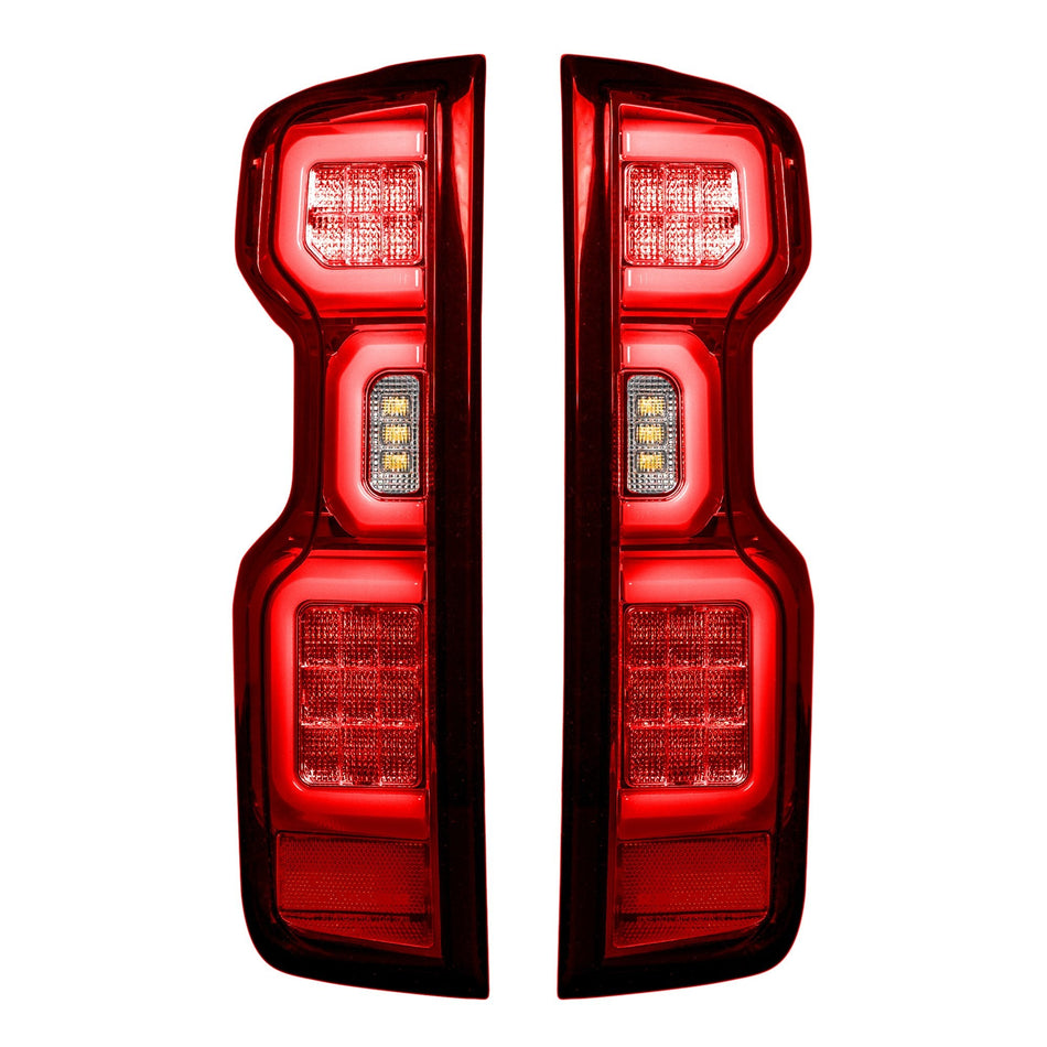 Chevy Silverado 1500 19-23 (Replaces OEM Halogen Tail Lights ONLY) Tail Lights OLED Red