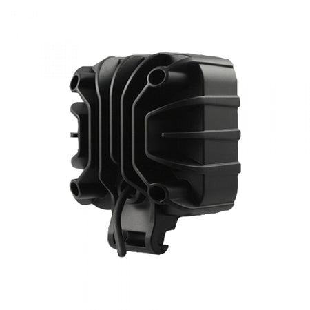 High-Power 3000 Lumen LED Driving Lights 3500k white leds chrome w/ Clear Lens & Black Housing