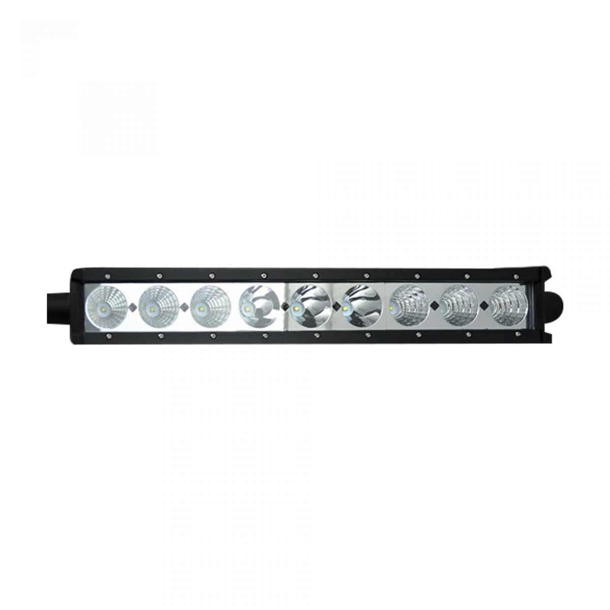 6750 LUMEN 18" LED LIGHT BAR & RECON WIRING KIT - 9 Individual 10-Watt (90-Watt Total) CREE XML LEDs