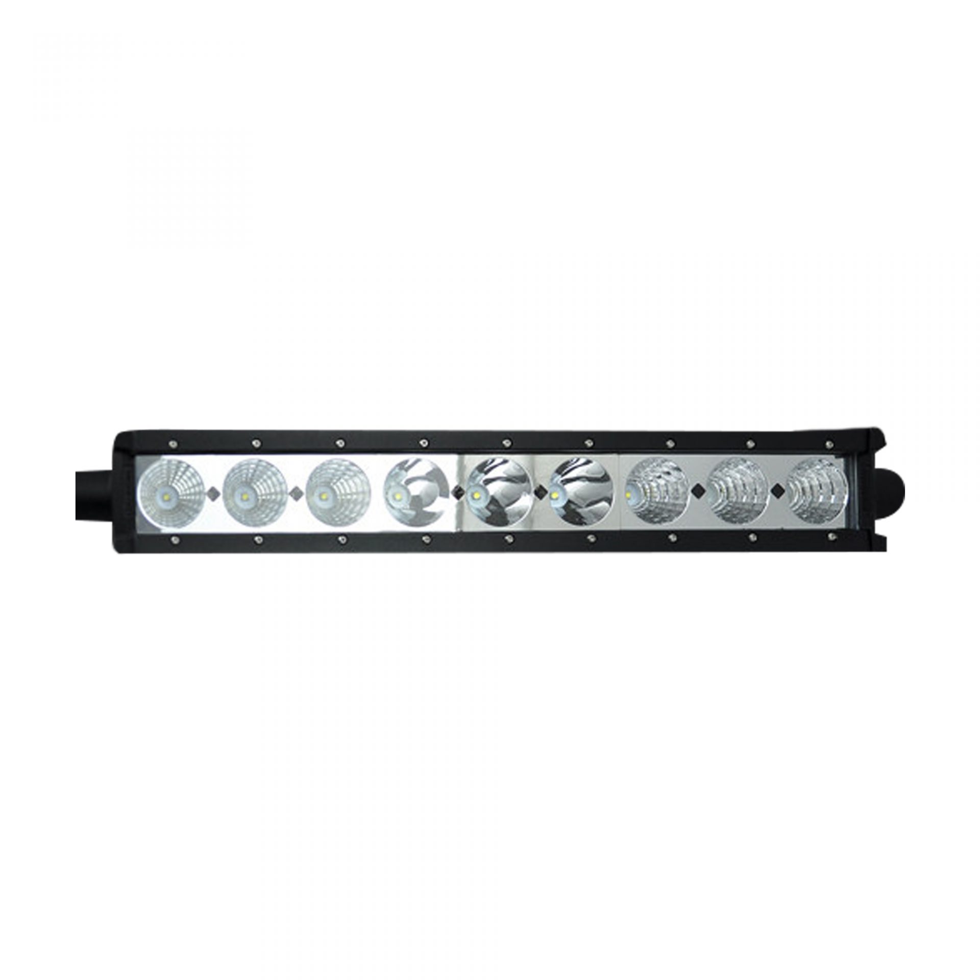 6750 LUMEN 18" LED LIGHT BAR & RECON WIRING KIT - 9 Individual 10-Watt (90-Watt Total) CREE XML LEDs