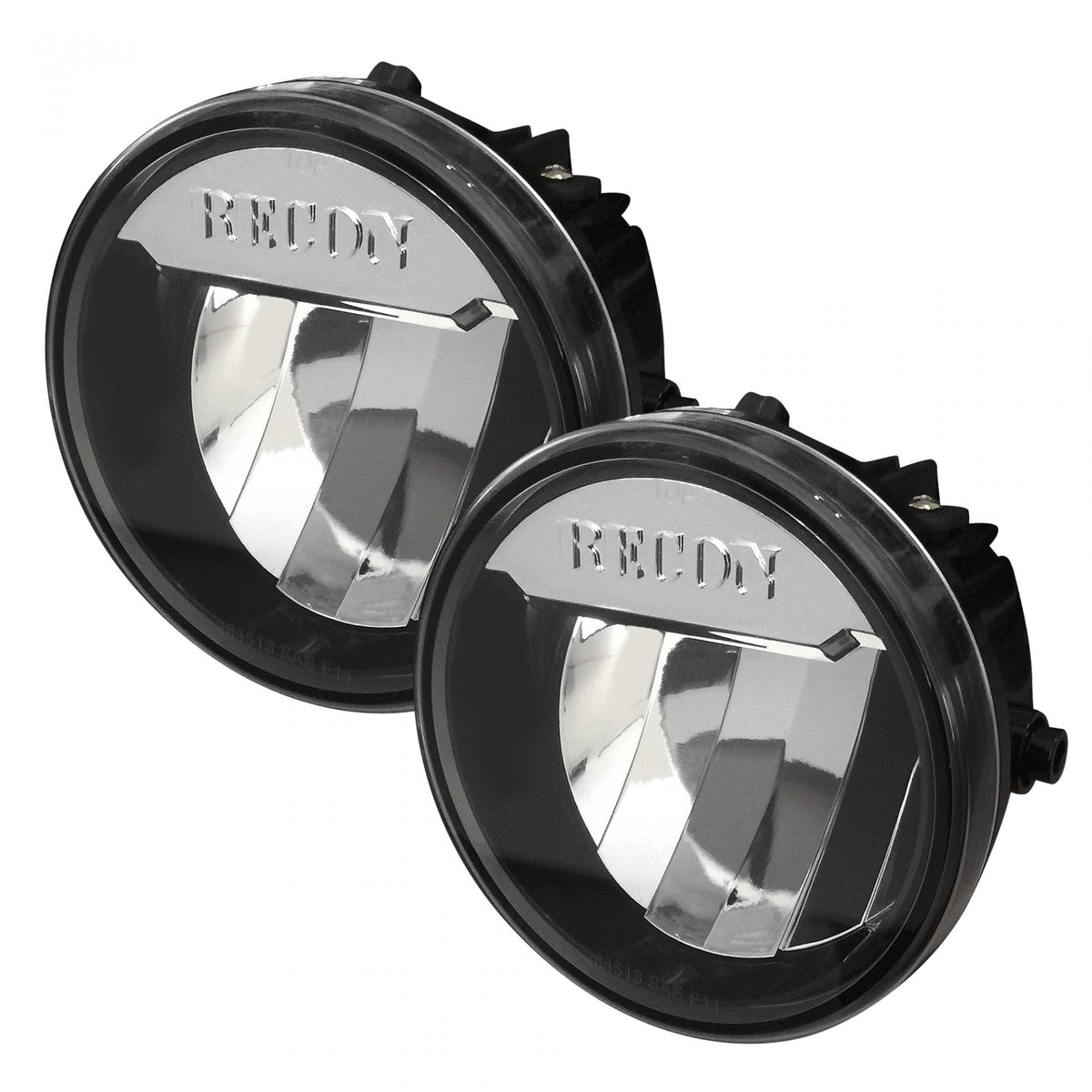 Ford 09-14 F-150 LED Fog Lights 2-Piece Set Clear / Chrome