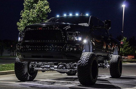 264515WH Under Body Rock Lights / Wheel Well Mounted Rectangular Ultra High Power 15-Watt 1600-Lumen CREE LEDs IP67 Waterproof - WHITE