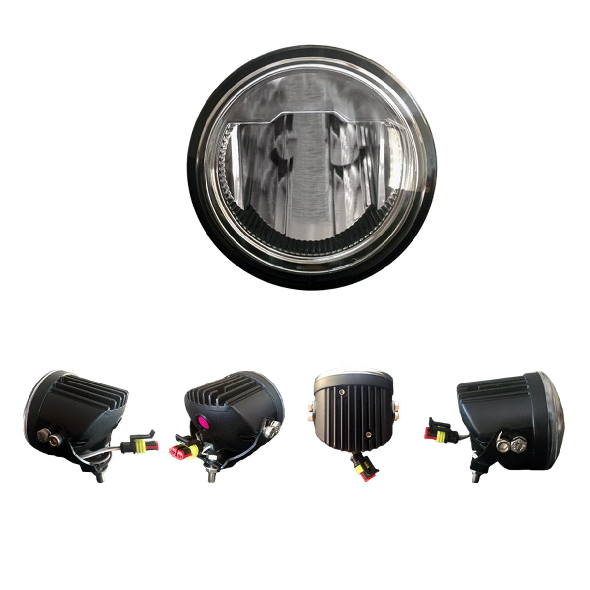 Driving Light Kit LED w/ Complete Wiring Hardware & RECON Rock Guard