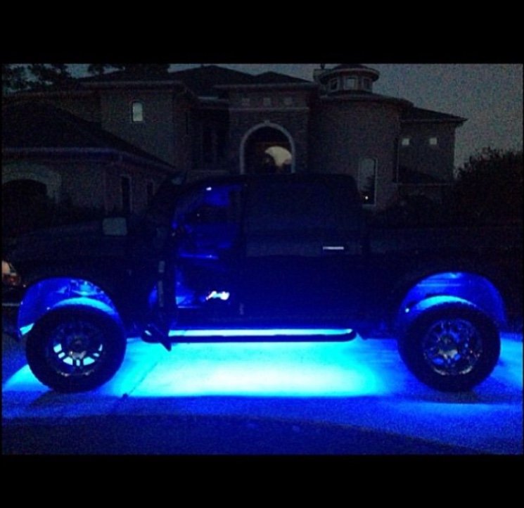 12" Flexible IP68 Waterproof Light Strips with Ultra High Power CREE LEDs blue 4