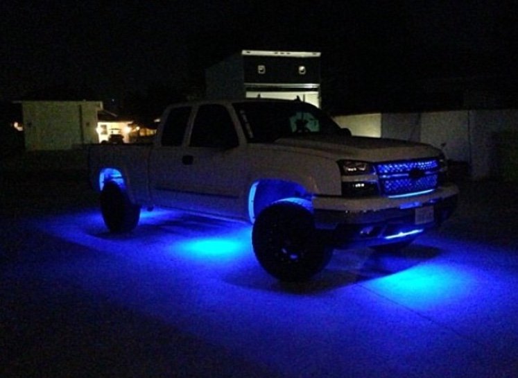 12" Flexible IP68 Waterproof Light Strips with Ultra High Power CREE LEDs blue 3