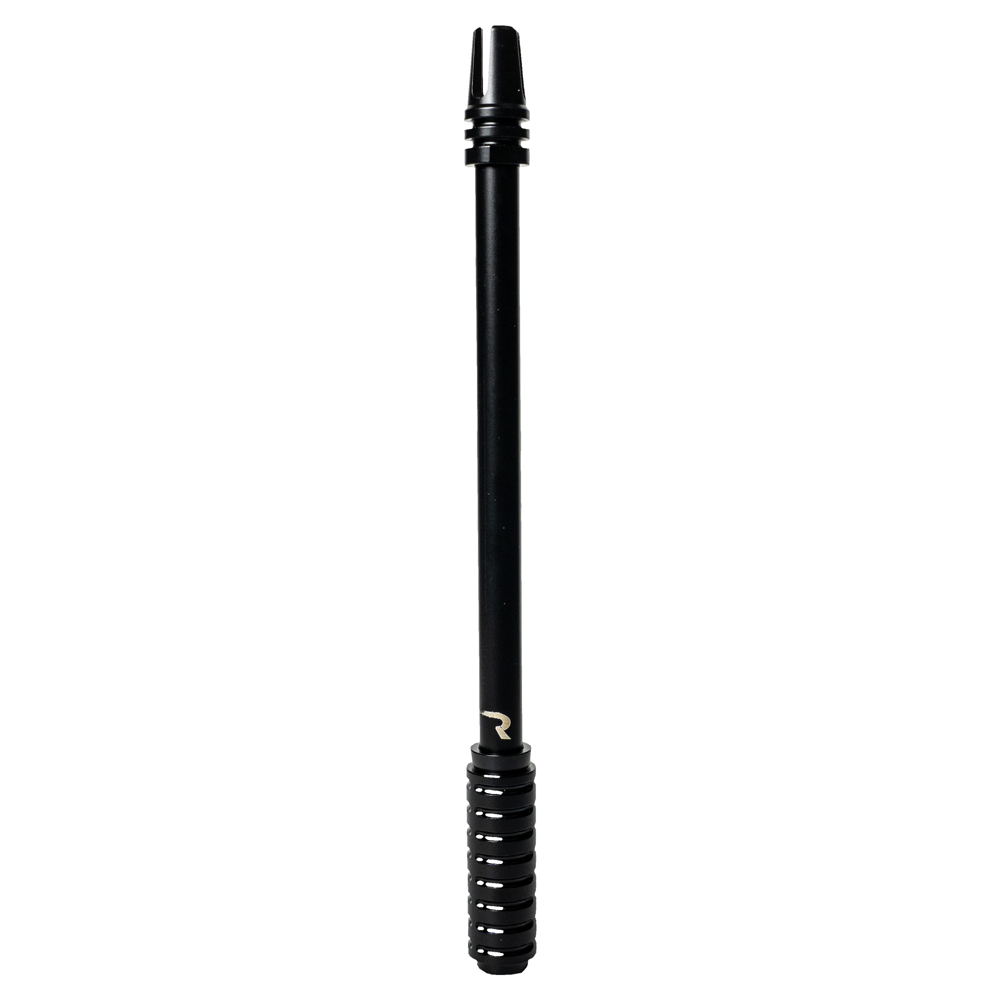 264ANTCBBK - Rifle Barrel 10" Aluminum Combat Antenna w/ 3-Pronged Flash Hider - Universal Fitment Fits All Makes & Models w/ OEM Factory Threaded Antenna - BLACK