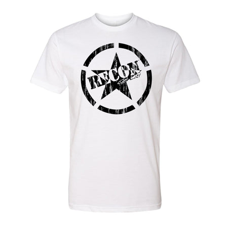 Short Sleeve Army Star - black & white