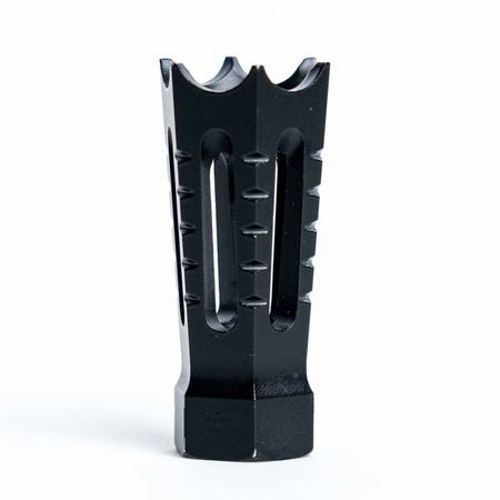 AR-15 Flared & Spiked Door Breacher Antenna Tip Flash Hider Black