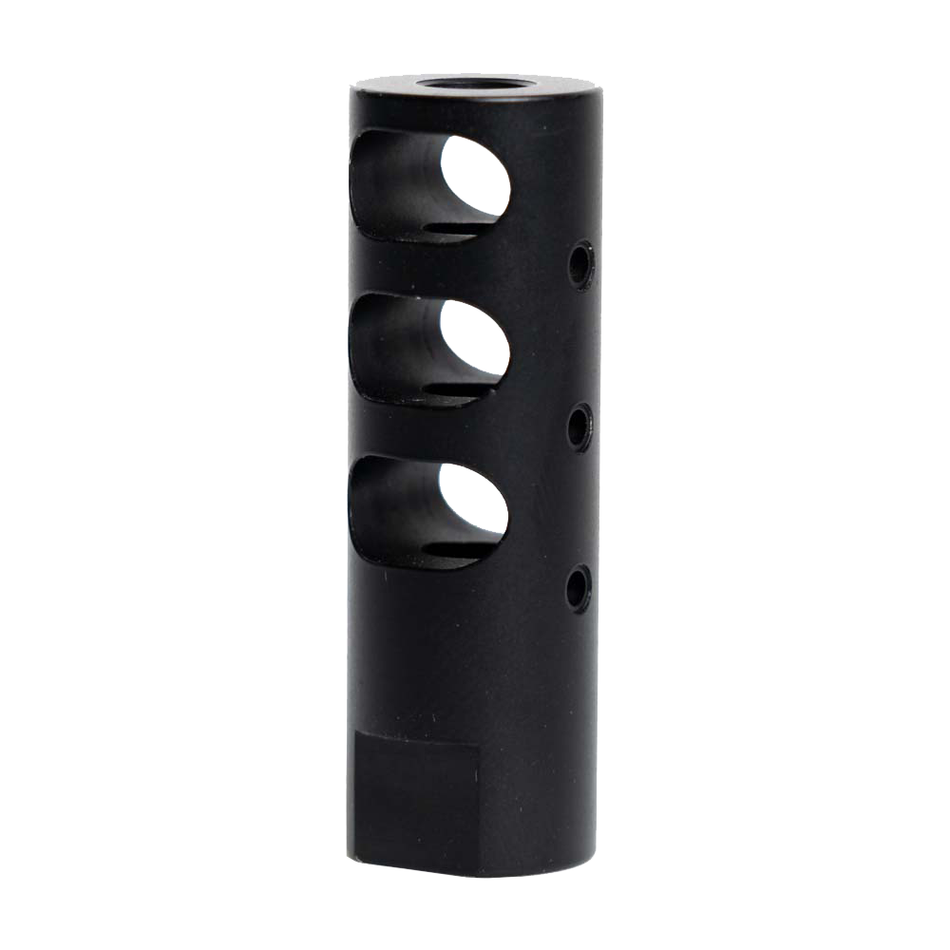 264CBBK104 - Interchangeable Suppressed Design Rifle Barrel Antenna Tip Flash Hider - This interchangeable flash hider barrel tip fits RECON Combat Antennas - BLACK